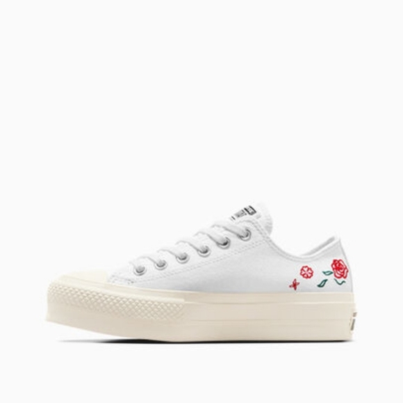 🆕️CHUCK TAYLOR ALL STAR LIFT PLATFORM SUMMER EMBROIDERY SIZE 7 **RUN BIG - Picture 3 of 12